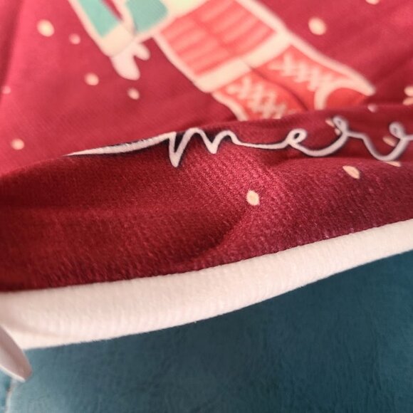 Christmas Pillow Cover Holiday Nutcracker Decor Soft Decorative Lumbar Case 20" - Picture 11 of 13